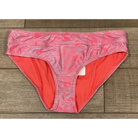 Prana Papaya Fronda Ramba Bottom Bikini Swim Bottom Womens Small Pink NEW - Picture 5 of 12